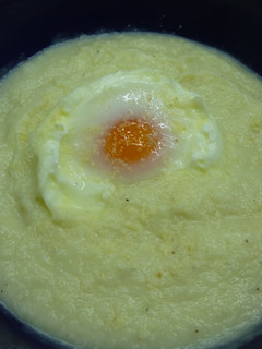 Foto principal de Crema de coliflor, huevo y queso