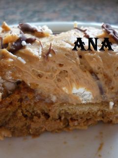 Una foto de Postre con vainillas, nutella y mousse de dulce de leche
