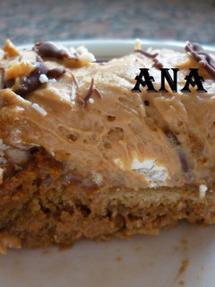 Una foto de Postre con vainillas, nutella y mousse de dulce de leche