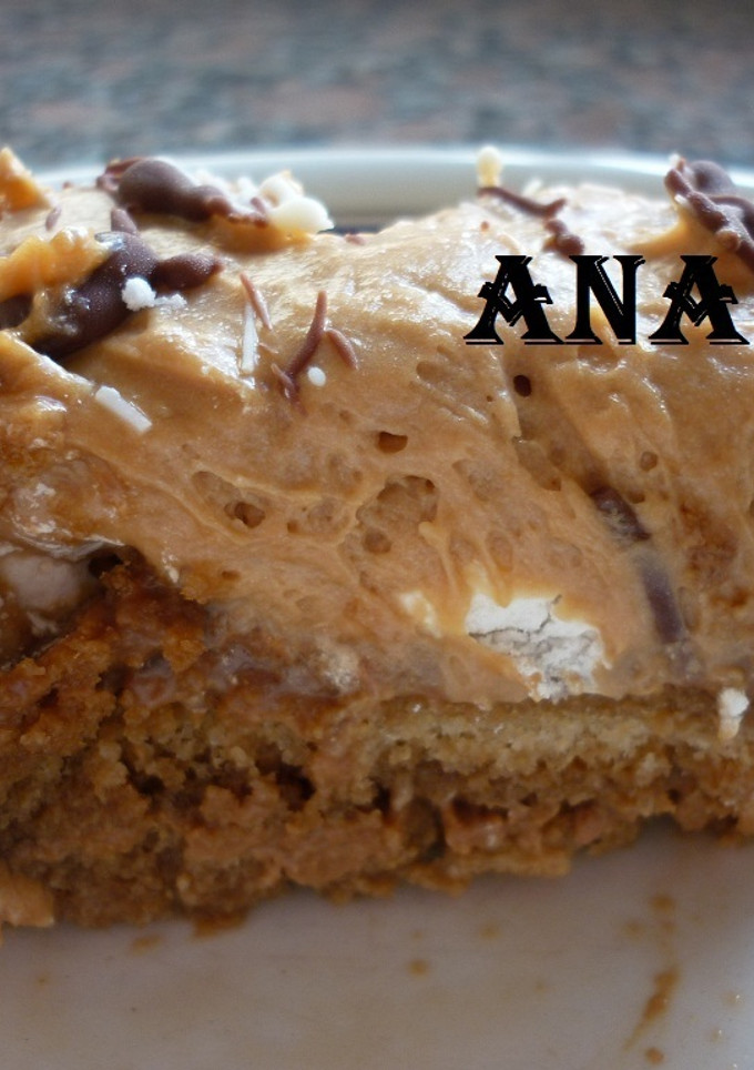 Una foto de Postre con vainillas, nutella y mousse de dulce de leche