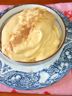 Una foto de Helado rápido de mango y queso