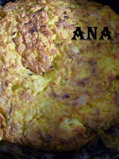 Una foto de Tortilla de arroz casera