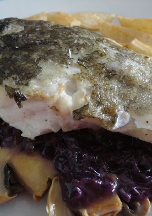 Una foto de Bacalao con salsa de Mencía