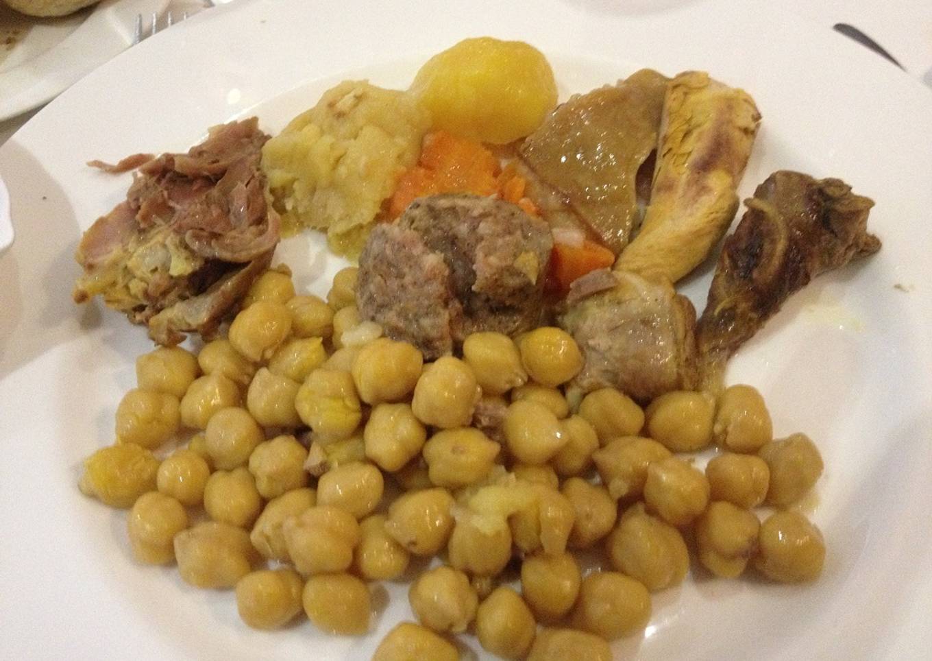 Cocido de garbanzos