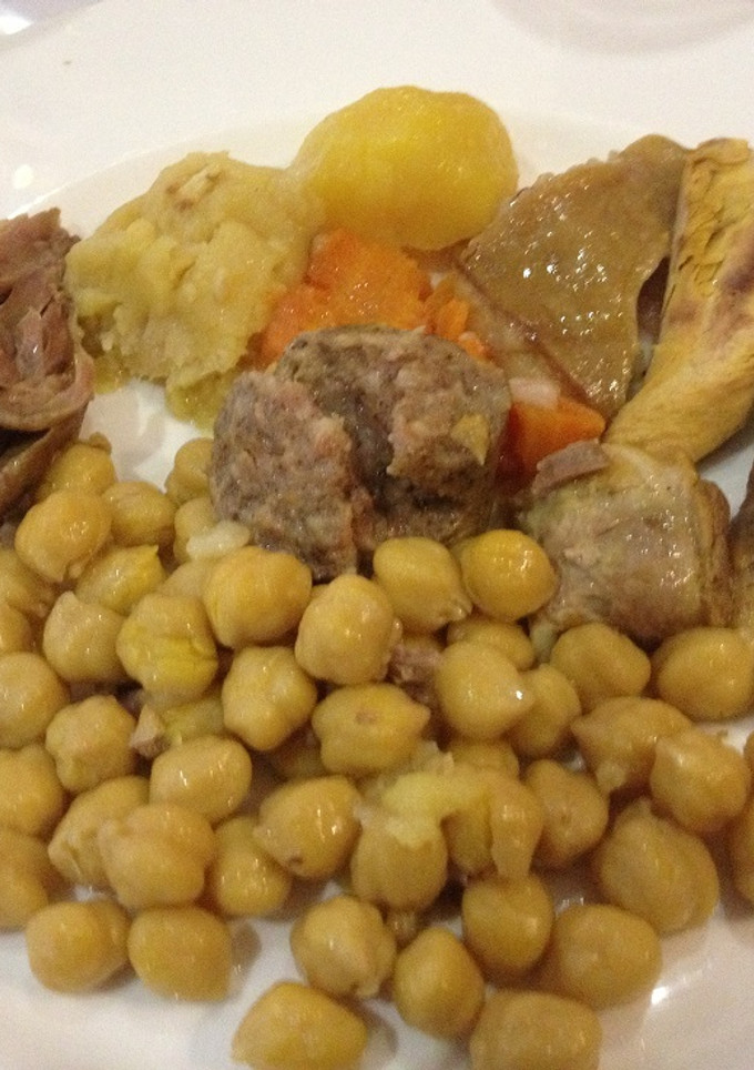 Una foto de Cocido de garbanzos