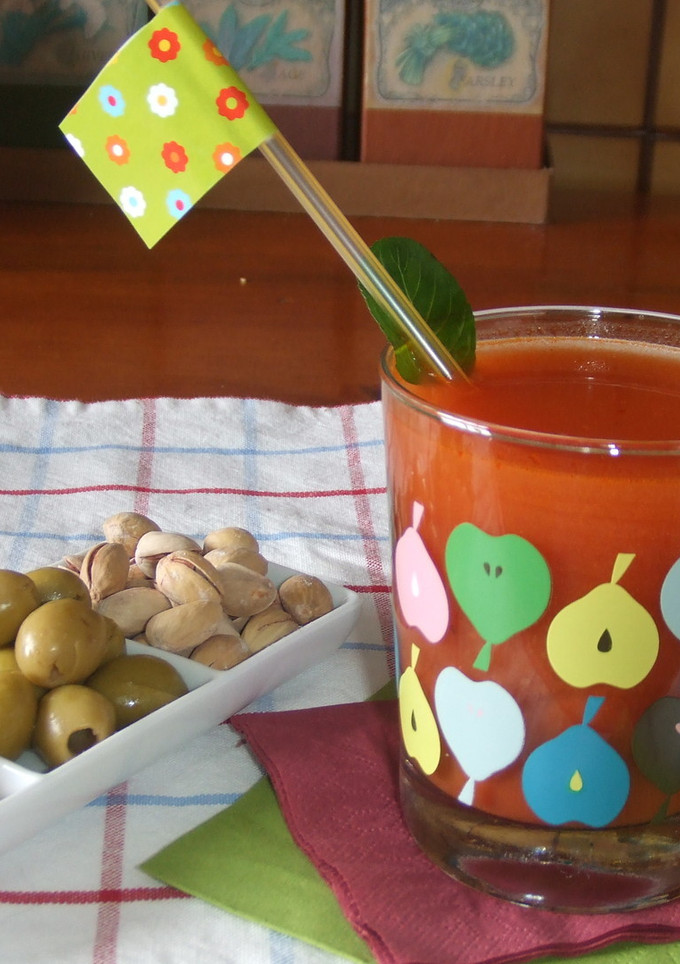 Una foto de Gazpacho pimentero