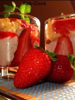 Una foto de Tiramisú de fresa