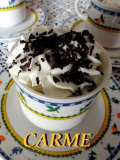 Una foto de Delicias de turrón de chocolate