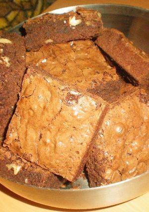 Una foto de Brownies de chocolate y nueces