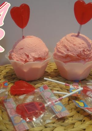Una foto de Helado de piruletas