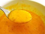 Crema de zanahorias con yogurt