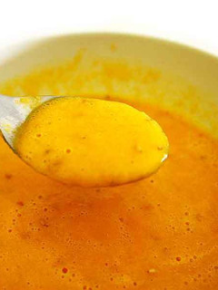 Una foto de Crema de zanahorias con yogurt