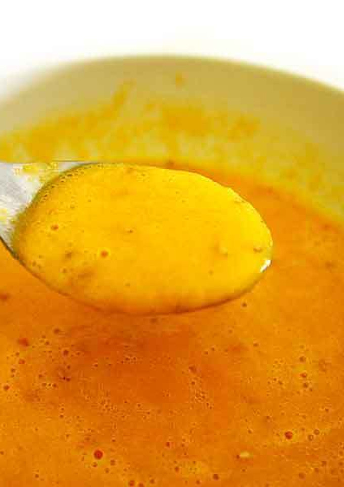 Una foto de Crema de zanahorias con yogurt