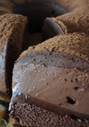 Una foto de Bizcocho mágico de cacao