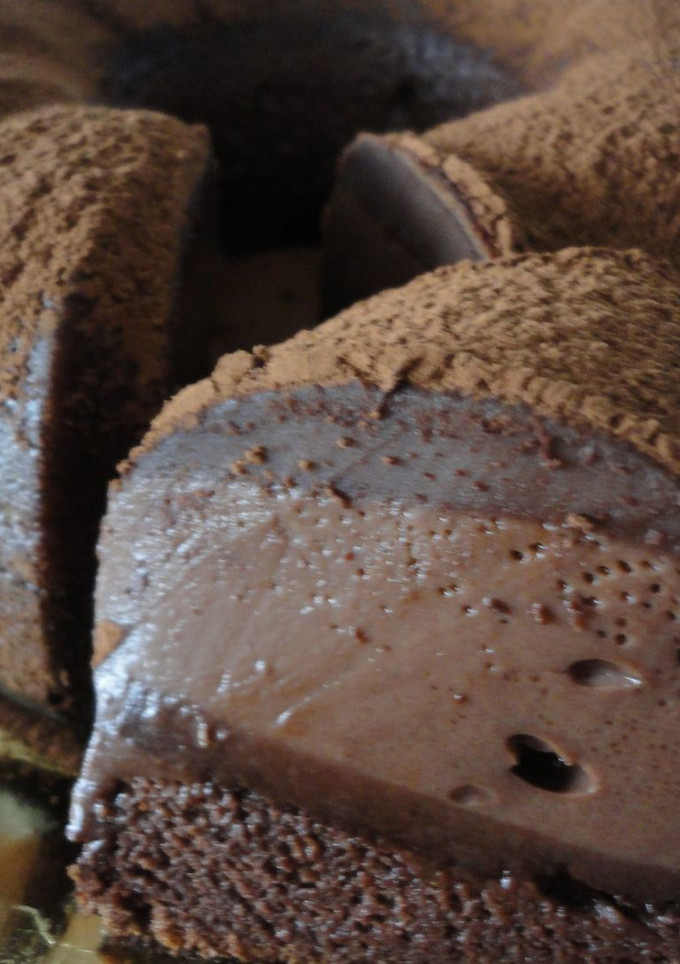 Una foto de Bizcocho mágico de cacao