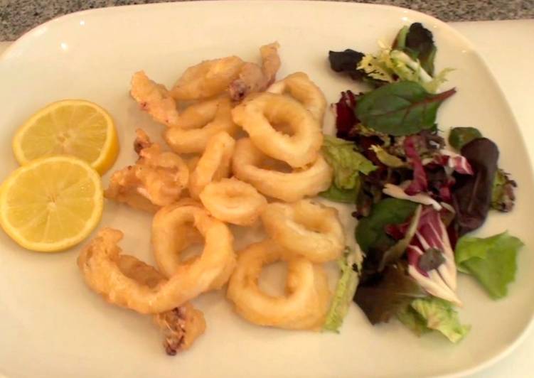 Calamares a la romana crujientes