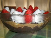 Una foto de postres con bananas sin horno