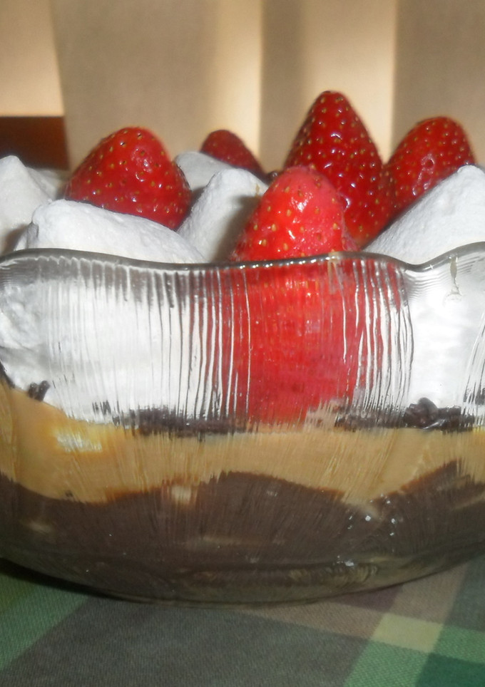 Una foto de Trifle de galletitas