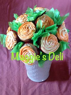 Una foto de Bouquet de cup cakes
