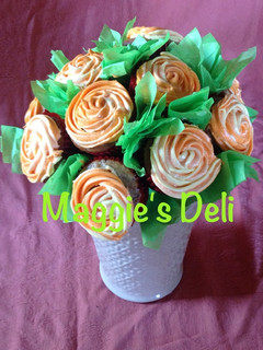 Una foto de Bouquet de cup cakes