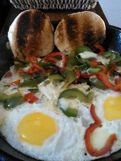 Una foto de Huevos fritos al ají