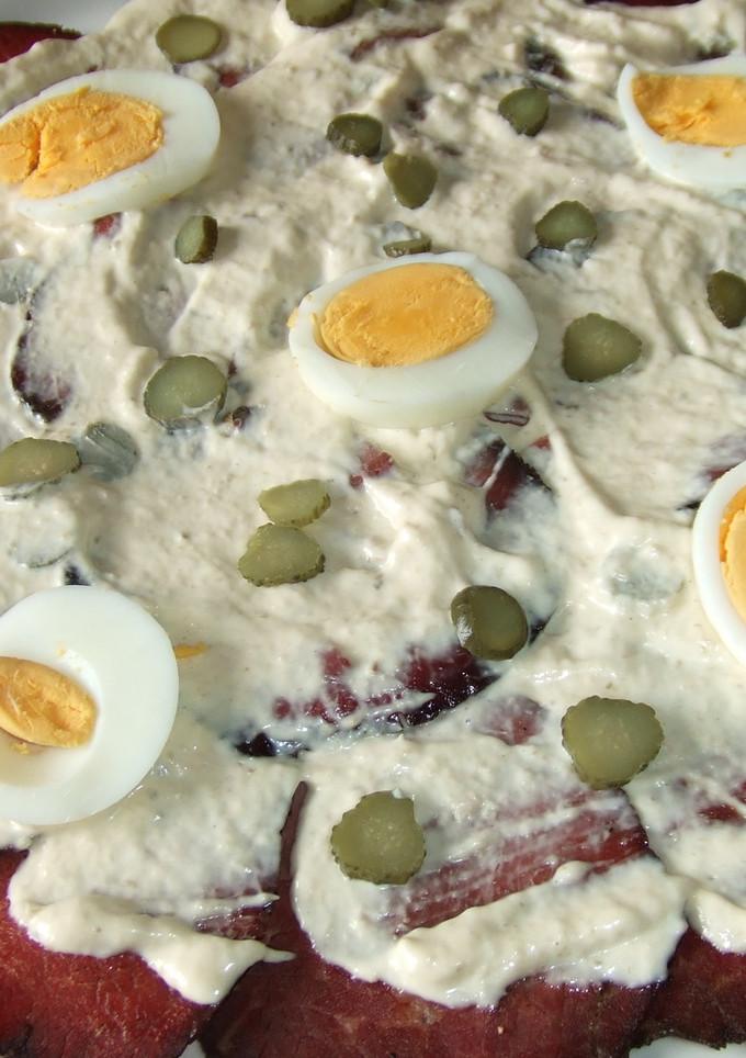 Una foto de Vitel toné al estilo de Doña Petrona