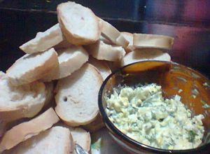Una foto de Saladito para acompañar tostadas
