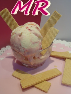 Una foto de Helado de cheesecake