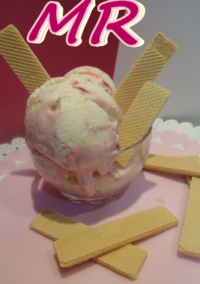 Una foto de Helado de cheesecake