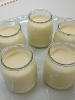 Una foto de Yogurt de piña casero