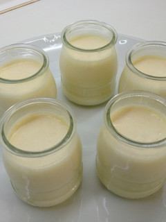 Una foto de Yogurt de piña casero