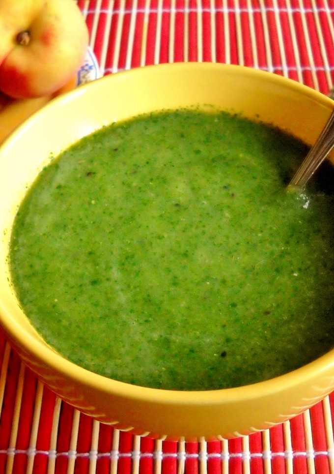 Una foto de Smoothie verde