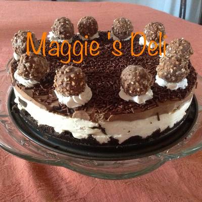 Ferrero Rocher Cheesecake Receta de Maggie- Cookpad