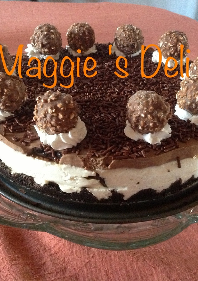 Una foto de Ferrero Rocher Cheesecake