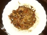 Espaguetis al estilo chino