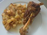 Codillos de cordero en salsa