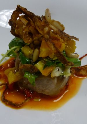 Una foto de Solomillo de cerdo con salsa de naranja