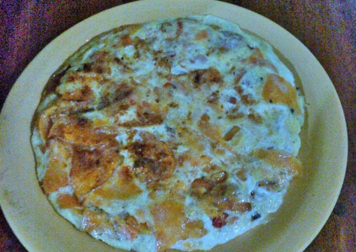 Tortilla de calabaza o anco