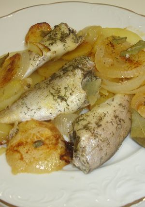 Una foto de Besugo al horno especiado