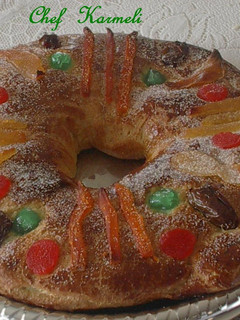 Una foto de Roscón de reyes casero y fácil