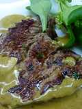 Solomillo de ternera con salsa de mostaza
