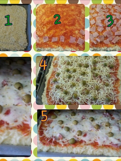 Una foto de Pizza de arroz fácil