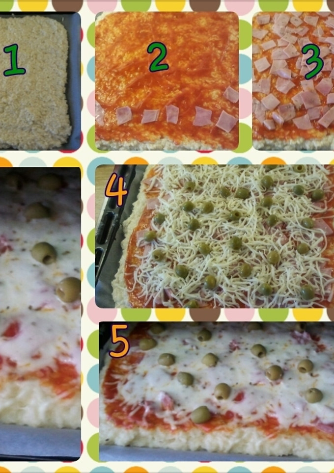 Una foto de Pizza de arroz fácil