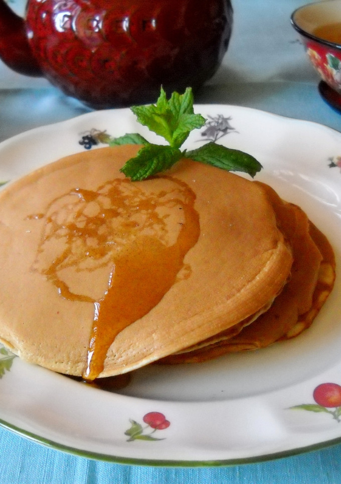 Una foto de Tortitas americanas integrales con vainilla
