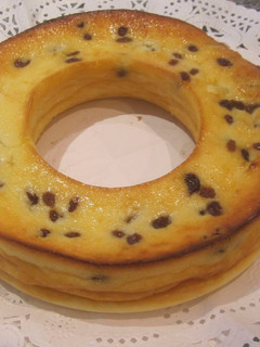 Una foto de Tarta de queso con pasas de Corinto