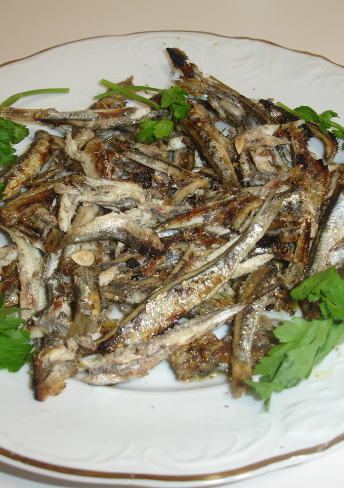Una foto de Boquerones a la plancha