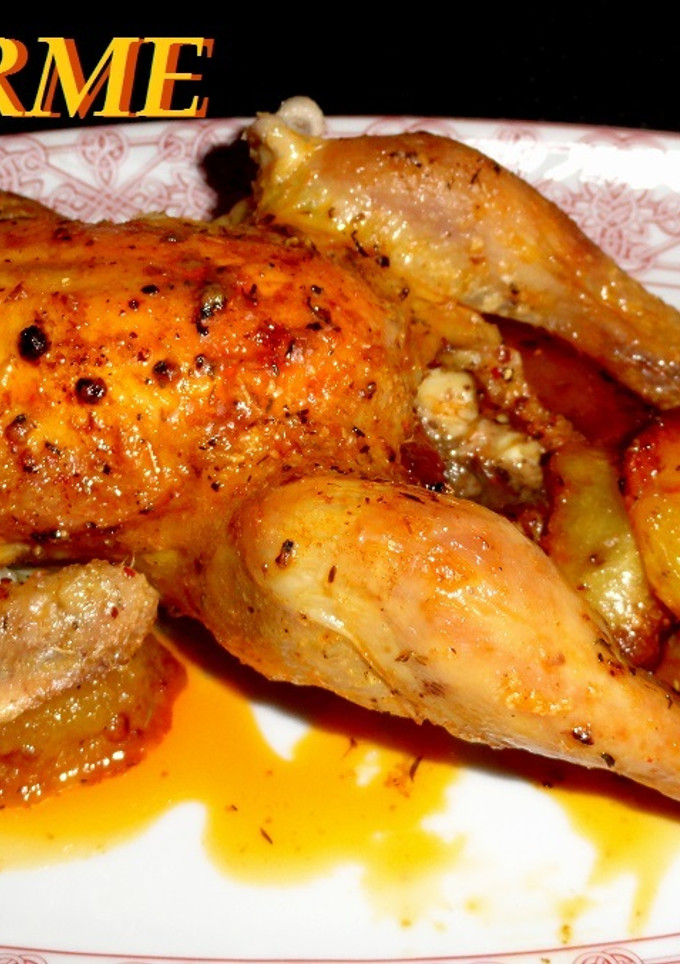 Una foto de Picantón con patatas y sobrasada
