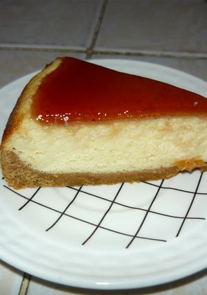 Una foto de Cheesecake casero con leche condensada