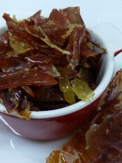 Una foto de Crujiente de jamón