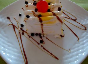 Una foto de Helado mousse de limon